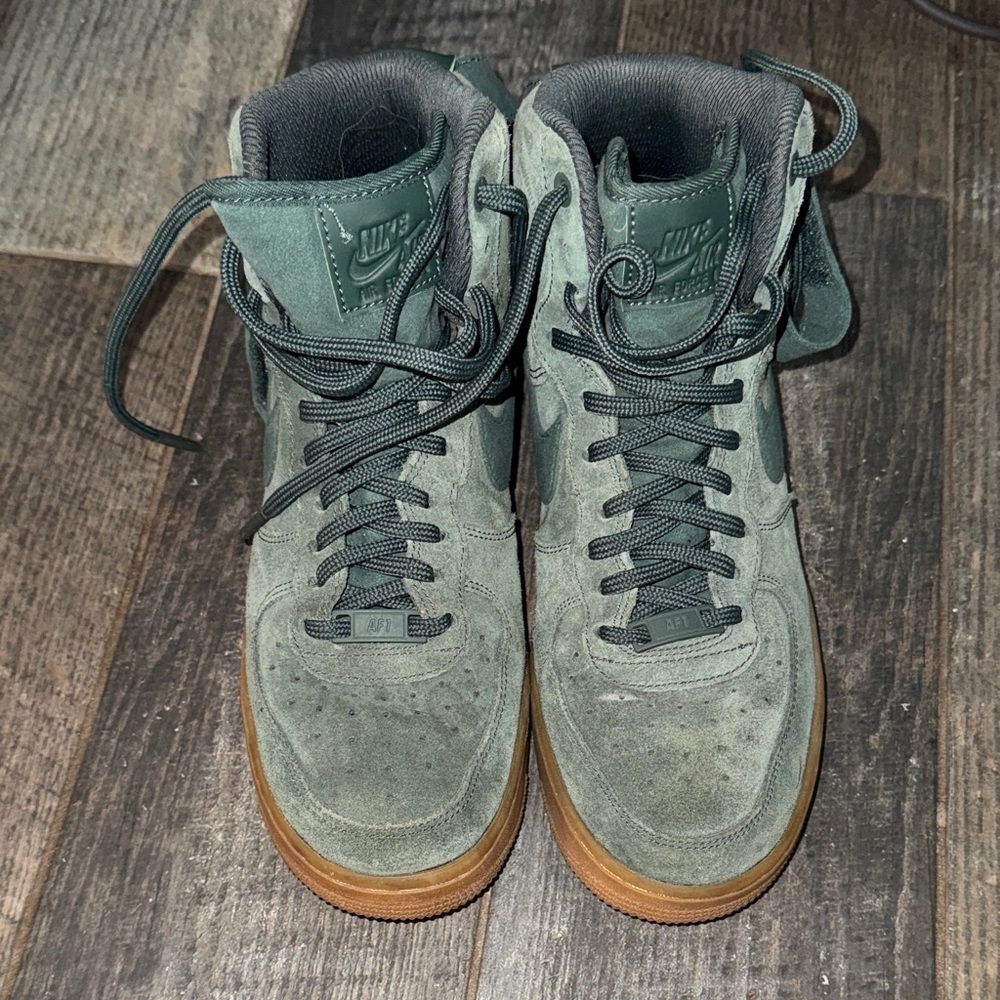 Nike Olive High-Top Sneakers